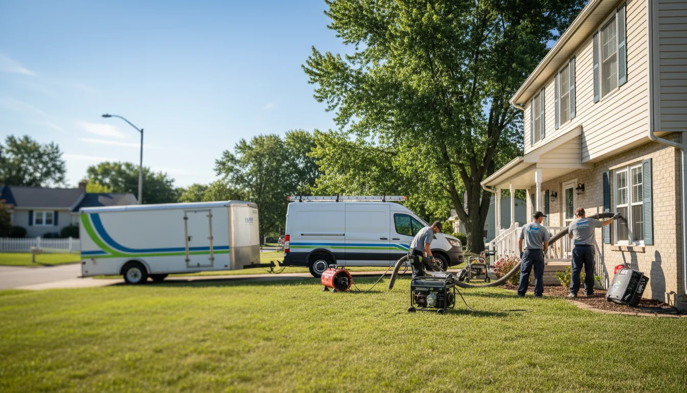 Flooded Basement Restoration And Cleanup With Repair in Verona, ND near me